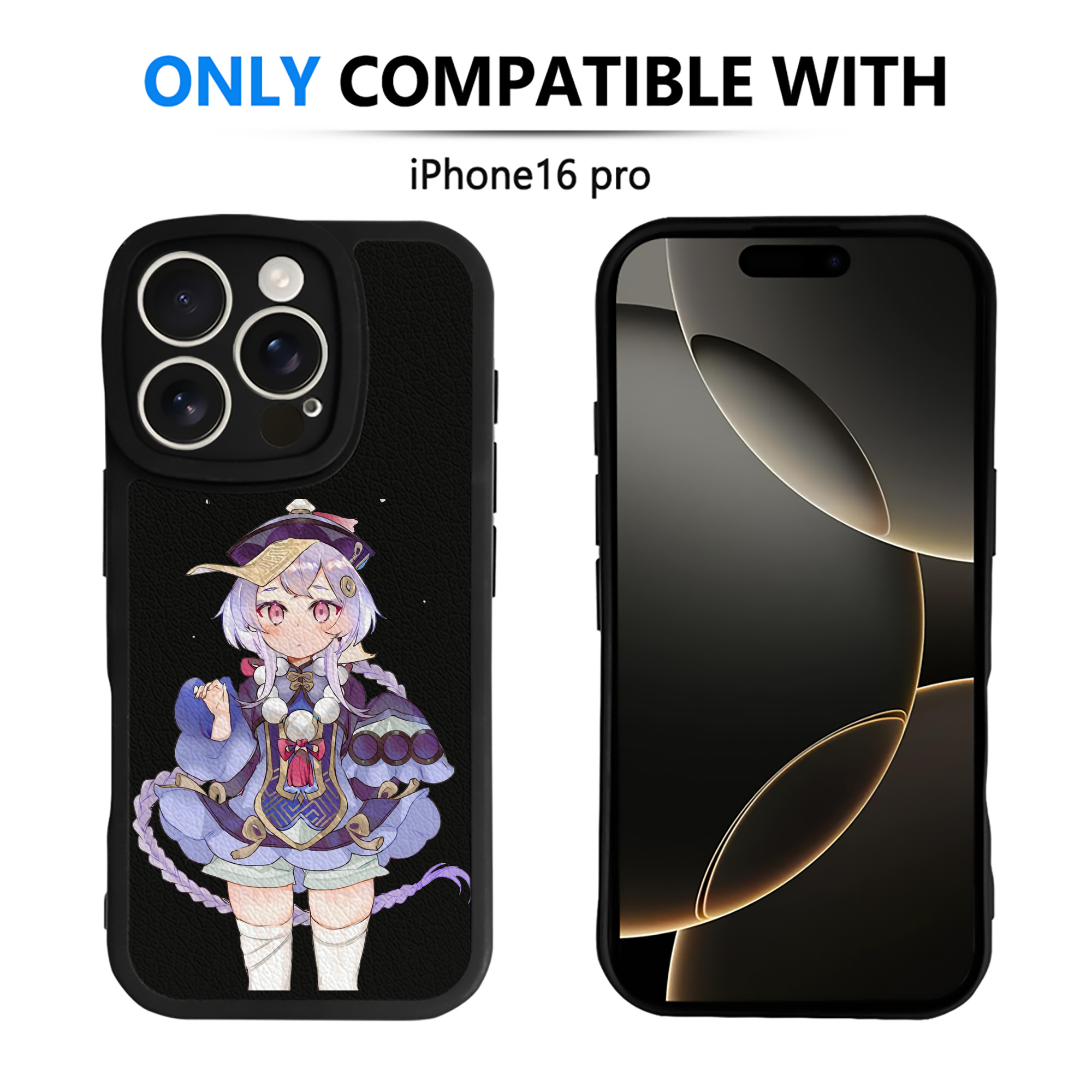げんし神 七七 なな  genshin Nana 【iPhone 16シリーズ対応】シリコンスマホケース（レザー調） 材質：シリコン